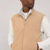 suede hybrid gilet
