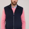suede hybrid gilet