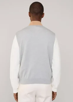 suede hybrid gilet