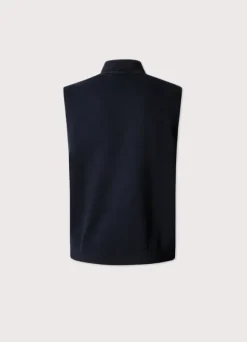 suede hybrid gilet