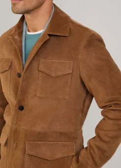 suede safari jacket