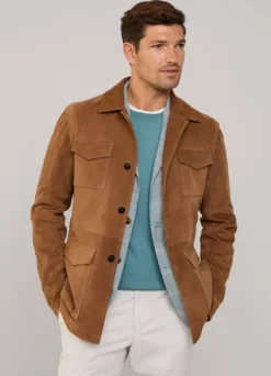 suede safari jacket