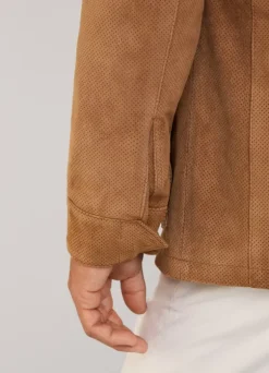 suede safari jacket