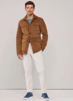 suede safari jacket