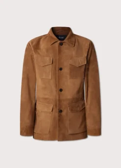 suede safari jacket