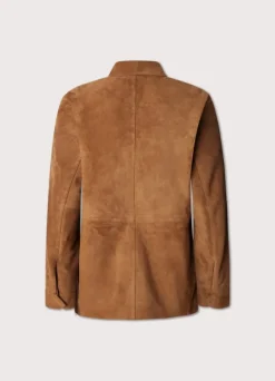 suede safari jacket