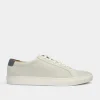 two-tone suede trainers