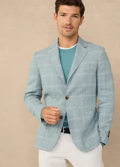 windowpane blazer