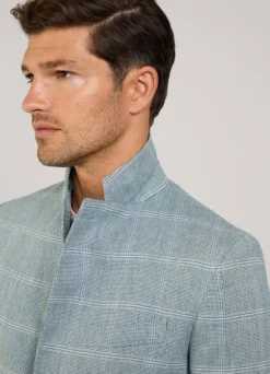 windowpane blazer