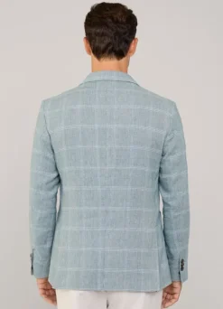 windowpane blazer
