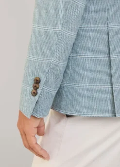 windowpane blazer