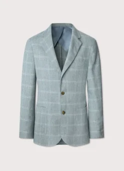 windowpane blazer