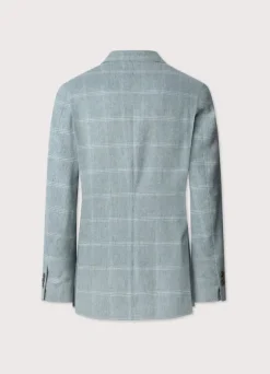 windowpane blazer